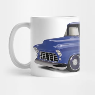 1955 Chevrolet Pickup Classic Truck Bright Blue Mug